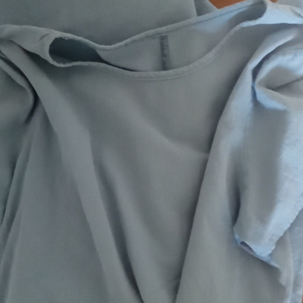 Light blue blouse
